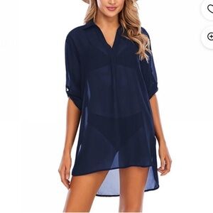 Tommy Bahama Deep Blue Swim Cover-Up